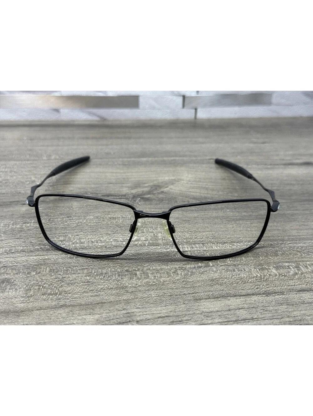 RARE Oakley Square Whisker 12-971 Polished Black 61[]18-131 *FRAMES ONLY*